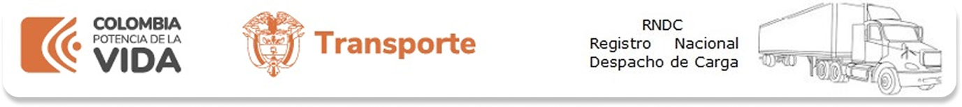 Registro Nacional de Despachos de Carga — Ministerio de Transporte